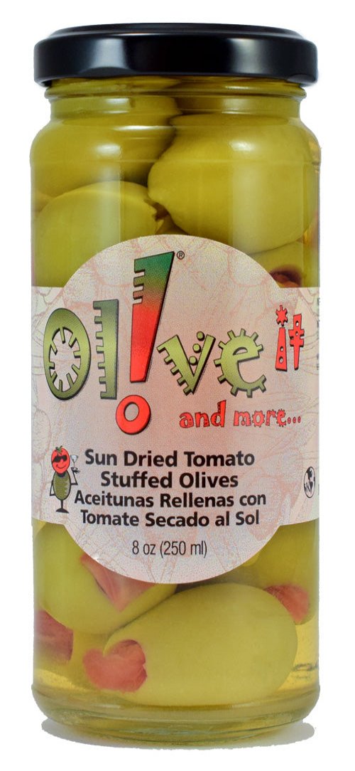 Sun Dried Tomato Stuffed Olives