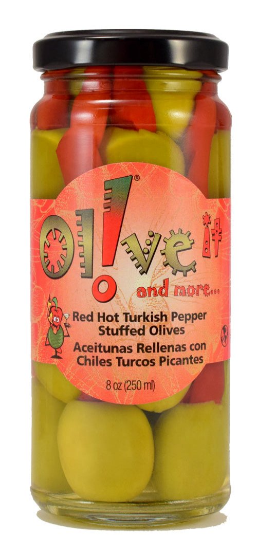 Red Hot Turkish Pepper Stuffed Olives