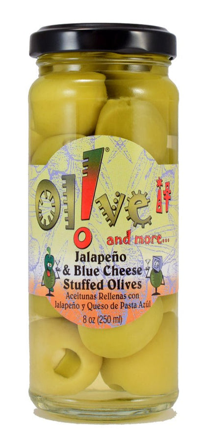 Jalapeno & Blue Cheese Stuffed Olives