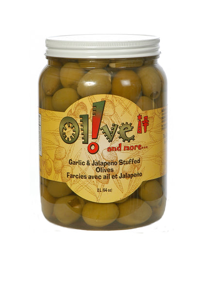 Garlic & Jalapeño Stuffed Olives