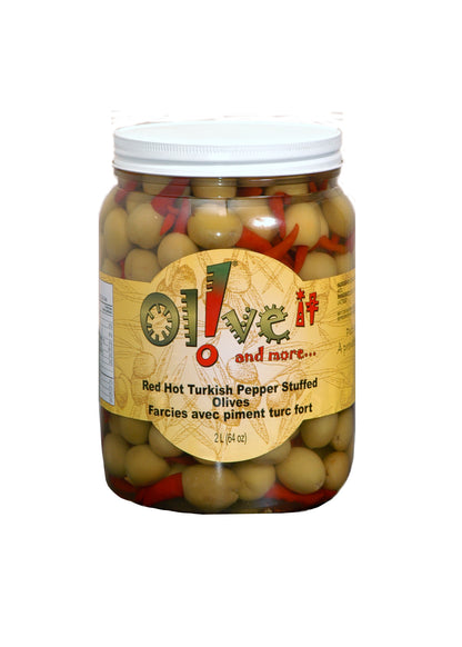 Red Hot Turkish Pepper Stuffed Olives